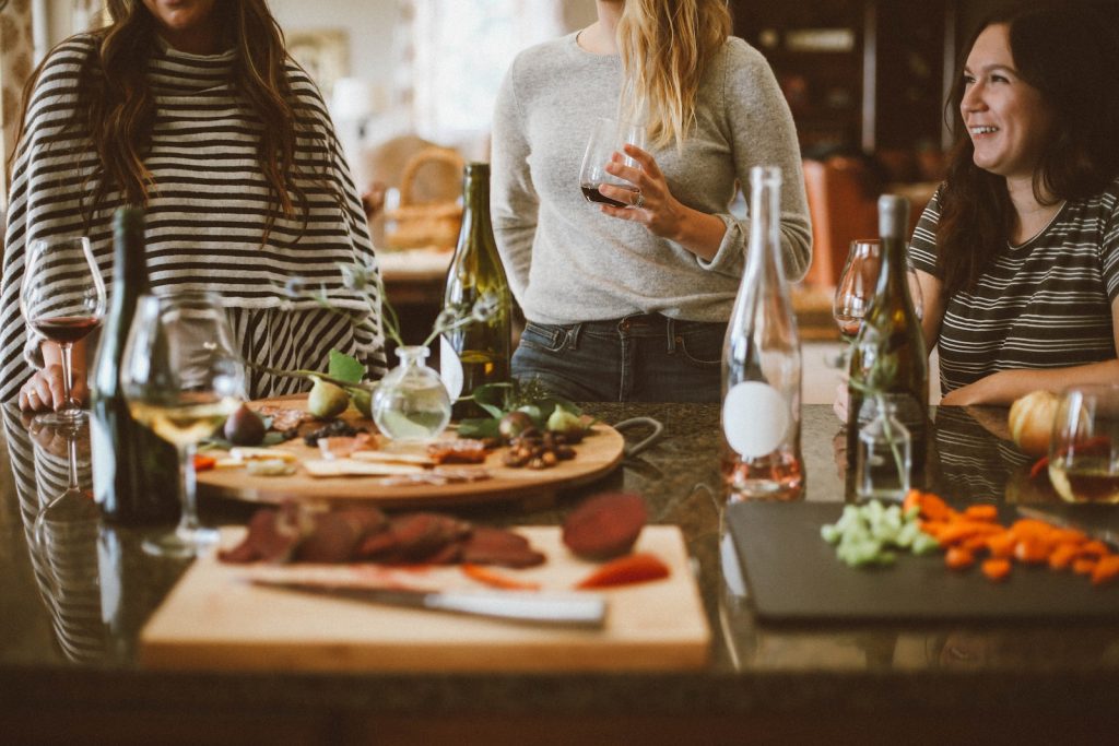 home wine tasting